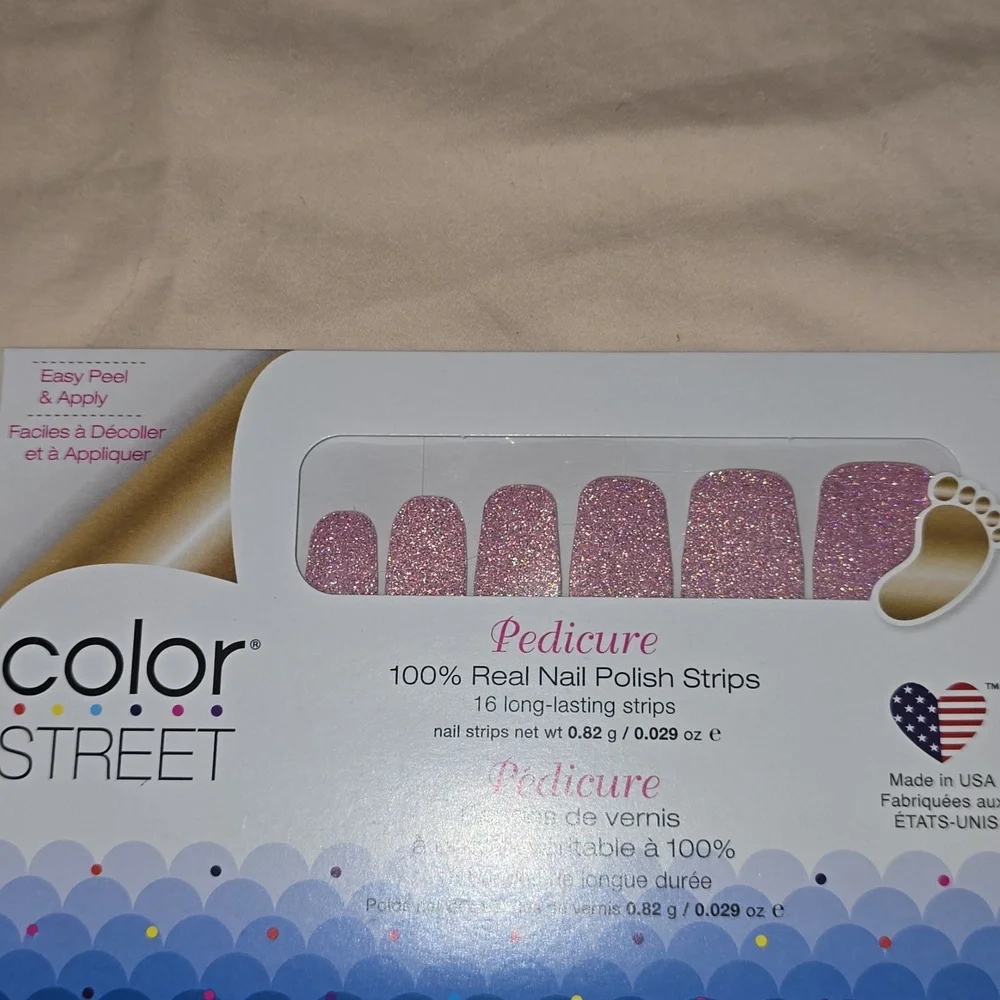 Color Street Sparkling Pink‎ Nail Strips